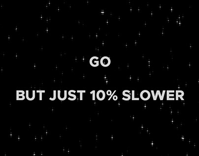 Go 10% Slower