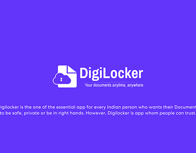 Redesign Digilocker