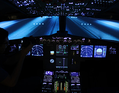 I SIM air bus A320 simulator photo session