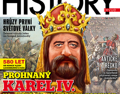 My illustration on cover of magazine History revue