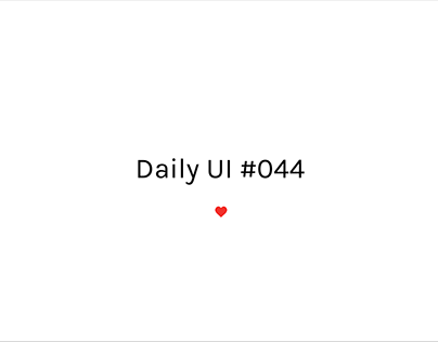 Daily UI 44