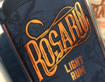 Rosaria & El Draque Rum Packaging