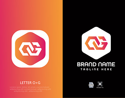 og letter logo