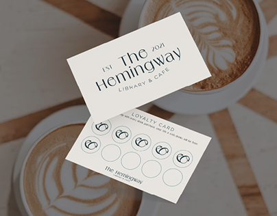 The Hemingway Library & Cafe | Brand Design