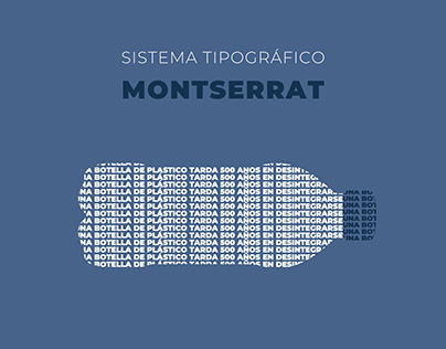 Sistema Tipográfico - Tipografía Montserrat