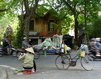 Street scape in Hanoi