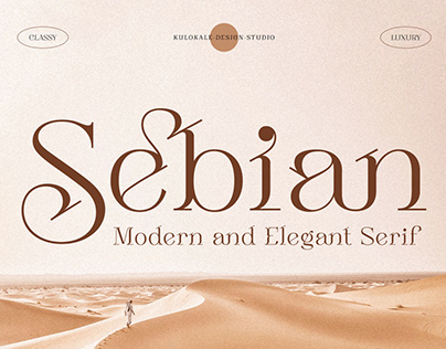Sebian - Modern & Elegant Serif Font