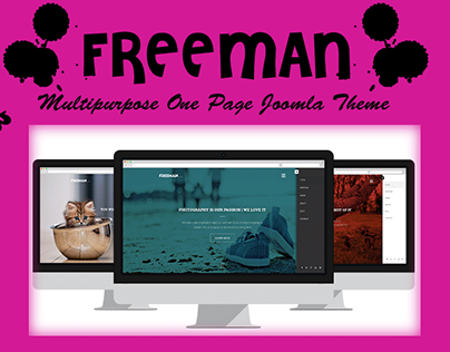 Freeman - Multipurpose One Page Joomla Theme