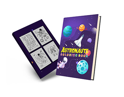 Astronauts Coloring Book for Kids