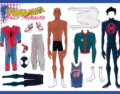 MILES MORALES - PAPER DOLL
