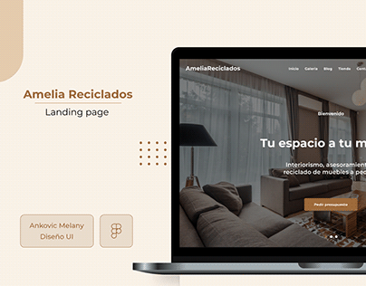 Amelia Reciclados | Landing page | Diseño UI