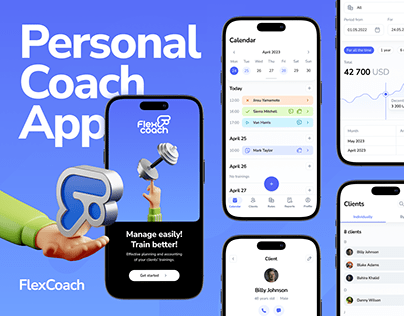 FlexCoach - Personal Coach App UI/UX