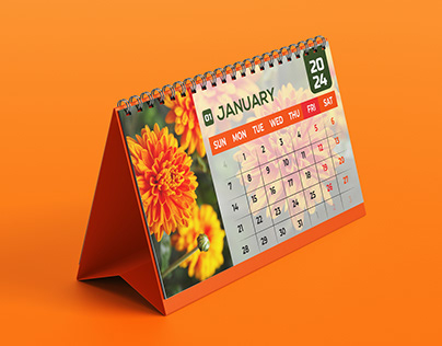 Desktop / Table Calendar Design-2024