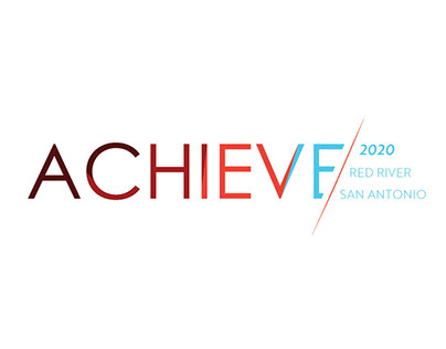 Red River "Achieve" Logo Design