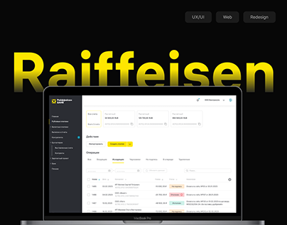 Raiffeisen Business | page redesign