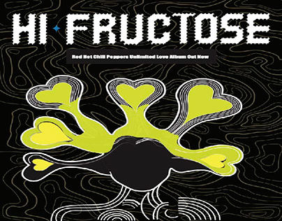 HI-FRUCTOSE mock up - Red Hot Chili Peppers Article