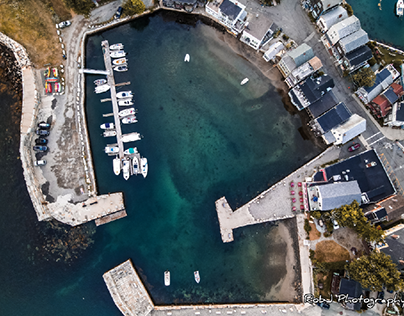 Drone Photography of Shallow docks