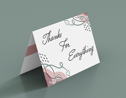 "Art of Gratitude" Card Design