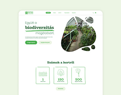 Botanic Garden | Web design
