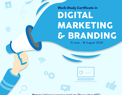 Digital Marketing & Branding Poster Concept