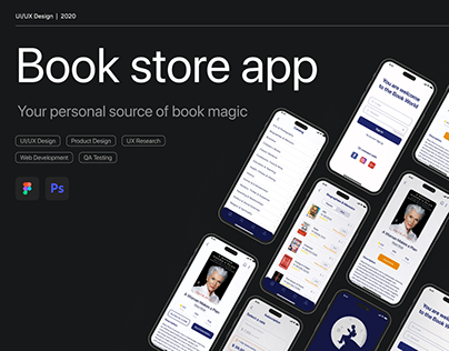 Mobile app for reading and buying books