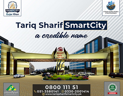All my Graphic Designing Work for TariqSharif SmartCity