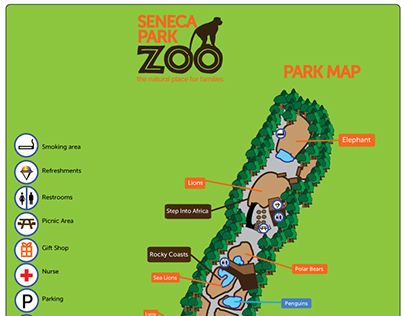 Seneca Park Zoo Map