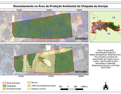 Desmatamento na APA Chapada do Araripe