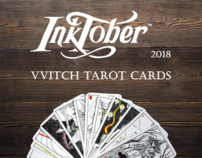Witch Tarot Cards - Inktober 2018