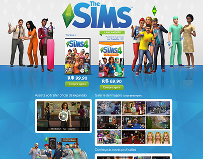 Hotsite The Sims