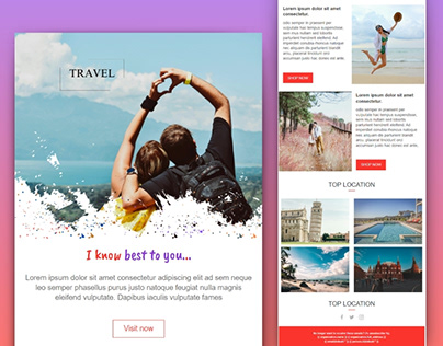 Travel offer Klaviyo Email Design
