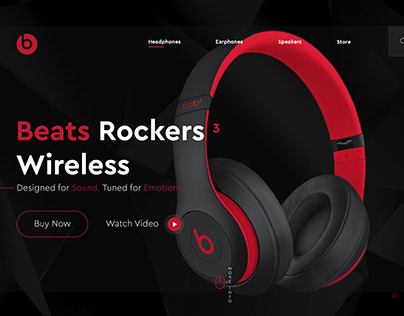 Beats Rockers - New Web UI Design