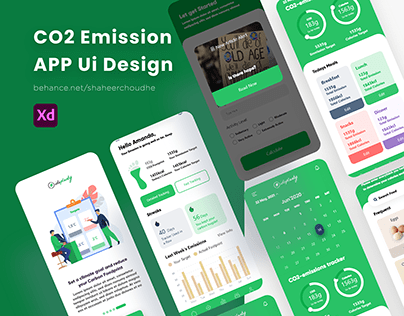 Co2 Emission Calculator App Ui Design