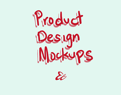 Prodoct Design Mockups