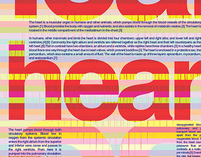 Heart Typography