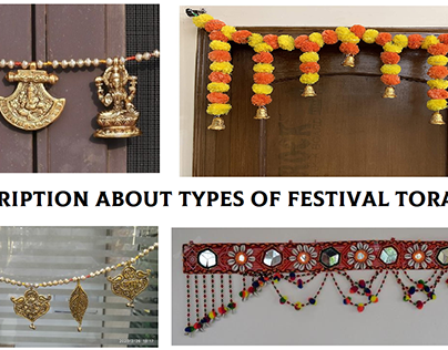 Description about types of Festival Torans – તોરણ