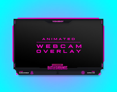 Animated twitch webcam overlay