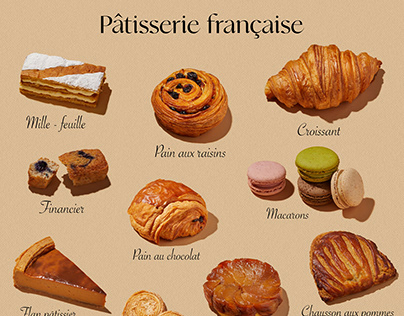 Poster pâtisserie française