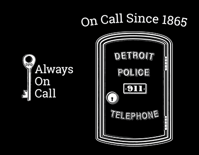 Detroit Police Vintage Call Box Design