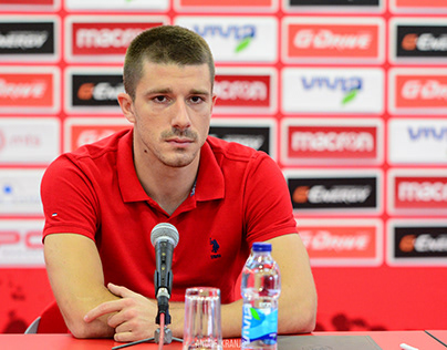 New player of Crvena zvezda: Dušan Jovančić