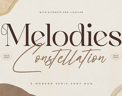 Melodies Constellation Font Duo