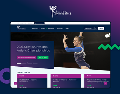 Gymnastics Website Design