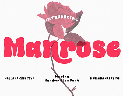 Manrose Handwritten Font