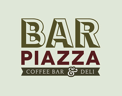 Logo Design for Bar Piazza Coffe Bar and Deli, UK