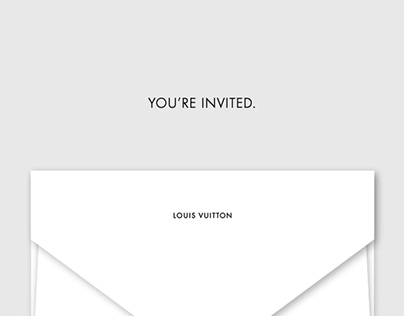 Louis Vuitton Animated Invitation Template on Behance
