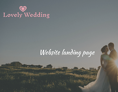 Wedding planer website (website-landing page)