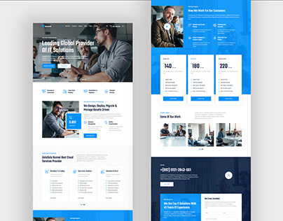 Project thumbnail - GateData - IT Solutions & Technology HTML5 Template