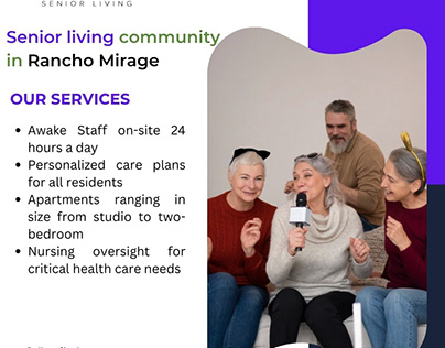 Best Senior living community in Rancho Mirage