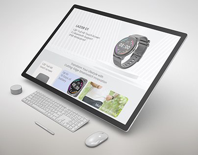 Electronic Product Landing Page
