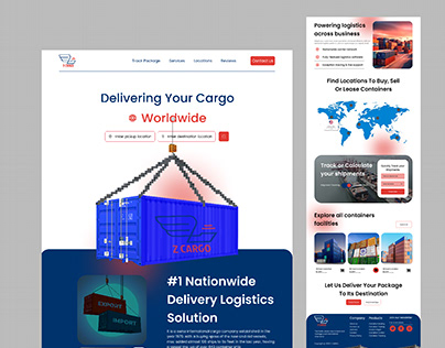 Logistics & Cargo Delivery Website